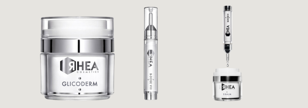 emulsionando una delle creme base con uno o più Booster B-Dose ognuno crea il suo prodotto Rhea